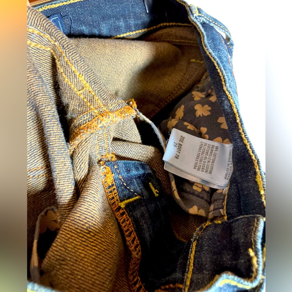 lucky brand 26 (30) zoe boot dark wash jeans 7W11097 - Picture 4 of 7